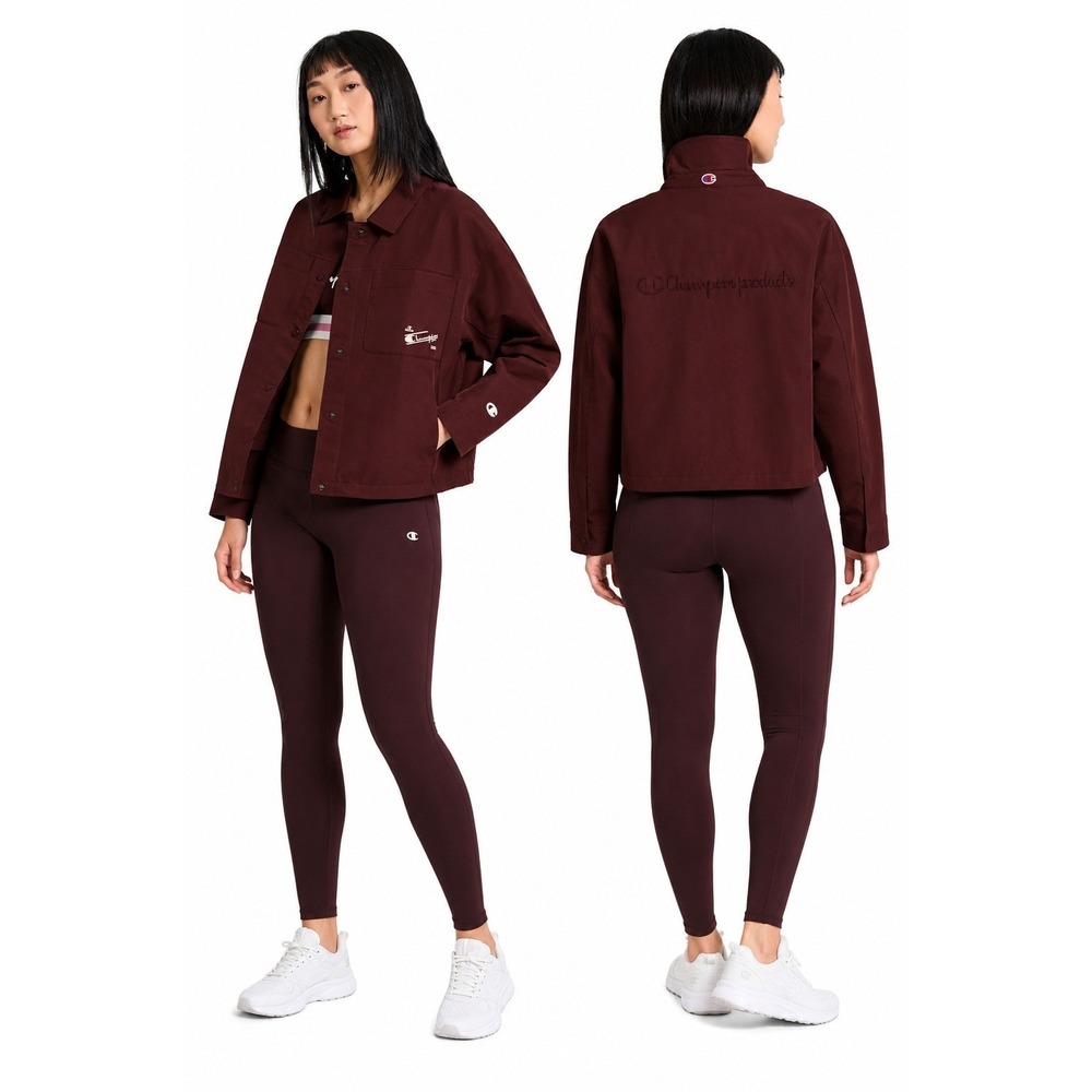 Champion Women's Snap Front Top Maroon XL – New With Tags
